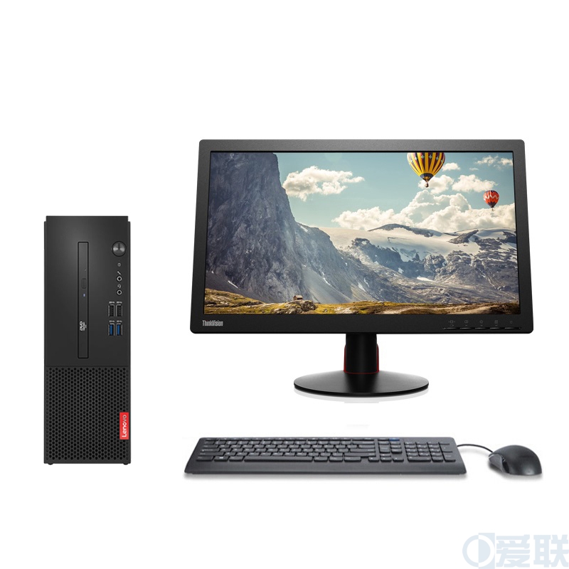 聯(lián)想（Lenovo）啟天M420-D058(C) 臺(tái)式電腦 Intel酷睿i5-9500（六核3.0GHz）/8GB-DDR4內(nèi)存 /128G固態(tài)硬盤+1TB 機(jī)械硬盤 / DVDRW / 智能云教室 / 中興新支點(diǎn)V3 / 19.5英寸顯