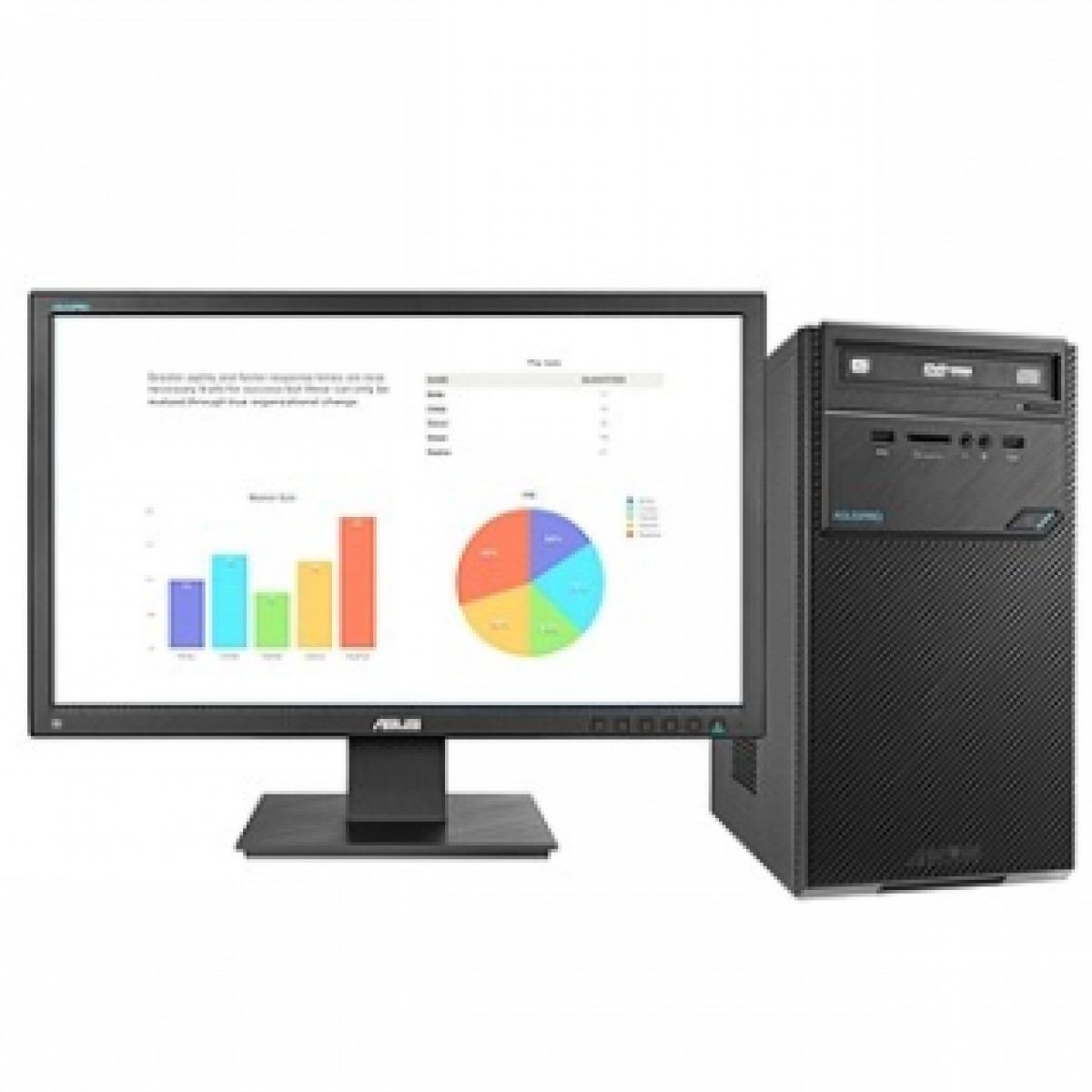 華碩D320MT-I3C14003臺式電腦（i3-7100/4G/1TB/集顯/21.5寸/無光驅(qū)/中標麒麟V7.0）