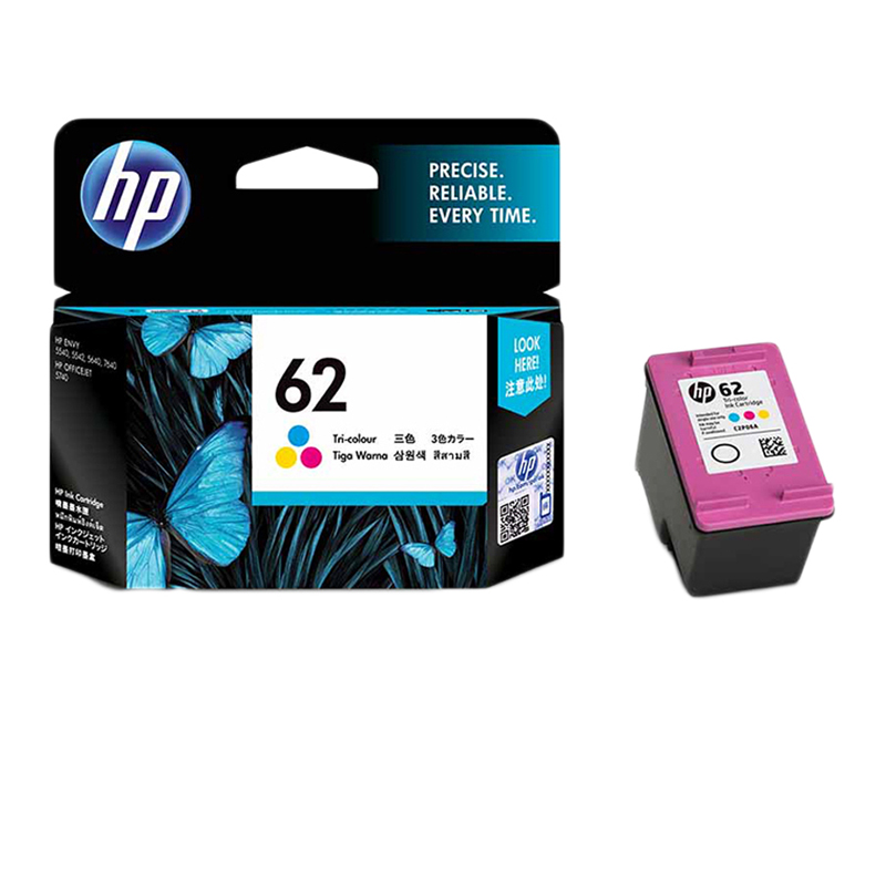 惠普 (HP) 62 彩色墨盒 C2P06AA