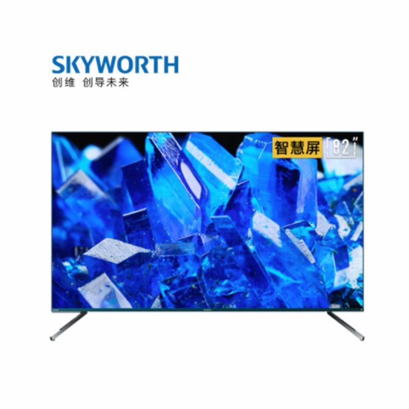 創(chuàng)維 電視 82Q40 黑色 82英寸 4K分辨率 4K電視 WIFI 一級能效 LED屏比普通機器薄、智能AI電視。