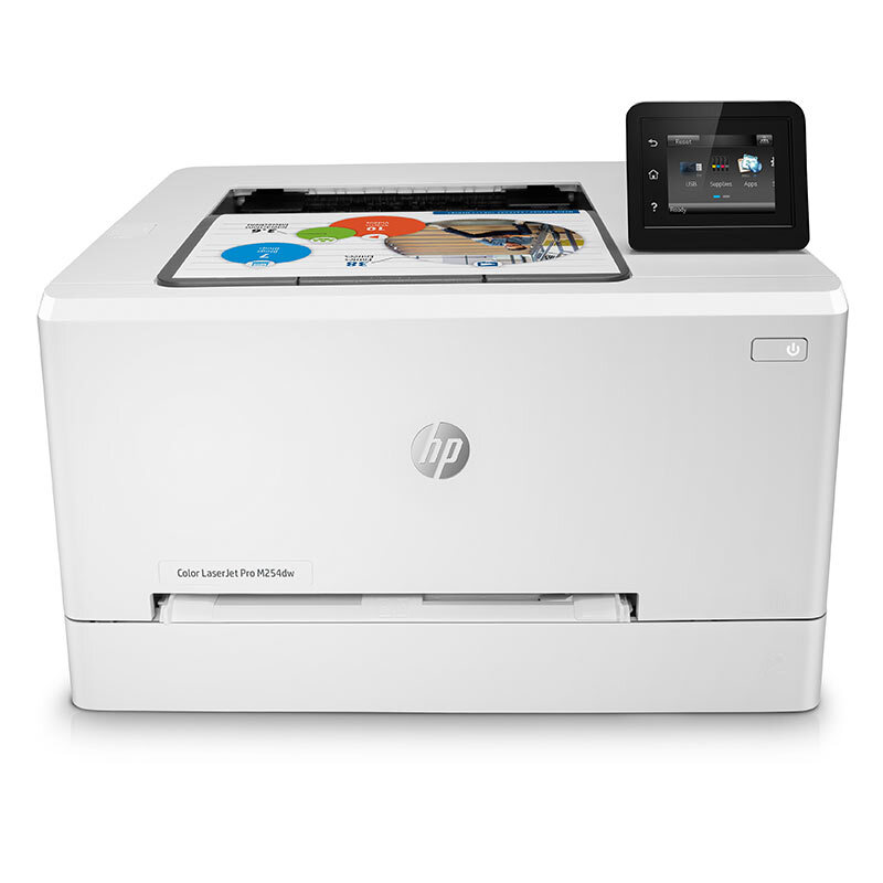 惠普A4激光打印機/Colour LaserJet Pro M254dw A4幅面 自動雙面+有線/無線網(wǎng)絡(luò)+USB打印 黑彩同速21頁/分 600*600 dpi 計價單位：臺 (Colour LaserJet Pro M254dw)