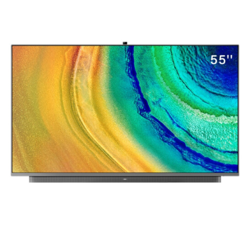 華為（HUAWEI）HEGE-550 智慧屏電視機 55英寸 4K全面屏智能 鴻蒙系統(tǒng) AI升降攝像頭 4GB+64GB 二級能效 一年保修 黑色