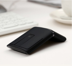 聯(lián)想（Lenovo） N700 超薄無(wú)線鼠標(biāo) 雙模觸控 2.4G 藍(lán)牙4.0 帶激光筆功能 黑色 藍(lán)牙鼠標(biāo)