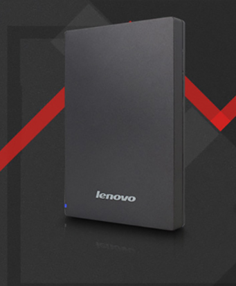 聯(lián)想（Lenovo） F309 1T移動(dòng)硬盤usb3.0 高速移動(dòng)硬盤1TB多系統(tǒng)兼容 灰色 1T